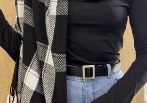 Pashminas a cuadros
